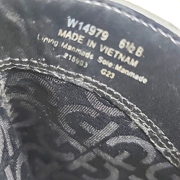 ■COLE HAAN■ELYSE■BLACK 100 % LEATHER■OFFICE ELEGANT BOOTIE■ ●LADIES 6.5▪B●NWOB●